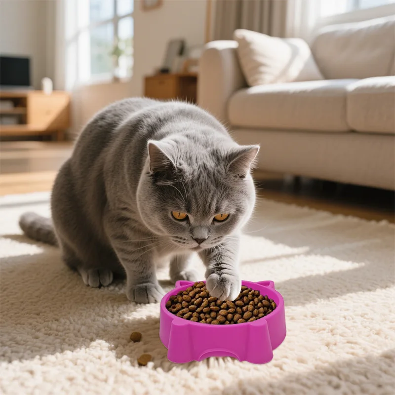 Cat Ear Pet Bowl Elevated Double Bowls Non-Slip Feeder Dog Cat Food Water Bowl Eco-Friendly Durable Cat Ear Pet Bowl Elevated Double Bowls Non-Slip Feeder Dog Cat Food Water Bowl Eco-Friendly Durable - Image 3
