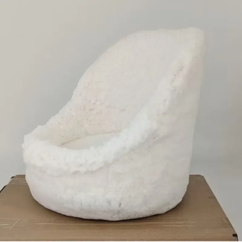 Newborn Baby Photography Props Posing Mini Sofa White Round Sofa Studio Auxiliary Accessories Baby Furniture Studio Posing Sofa Newborn Baby Photography Props Posing Mini Sofa White Round Sofa Studio Auxiliary Accessories Baby Furniture Studio Posing Sofa