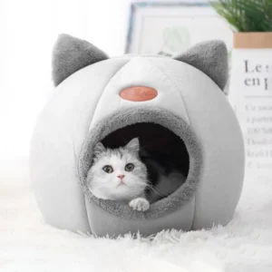 Neuer Tiefschlafkomfort im Winter, Katzenbett, kleine Matte, Korb, kleine Hundehausprodukte, Haustierzelt, gemütliches Höhlennest für den Innenbereich, Cama Gato