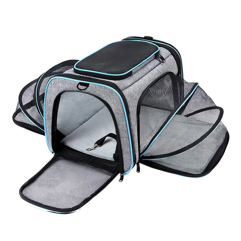 Pet Carriers Bag Portable Breathable Foldable Bag Cat Dog Carrier Bags Outgoing Outdoor Travel Pets Cats Handbag Safety Zippers Pet Carriers Bag Portable Breathable Foldable Bag Cat Dog Carrier Bags Outgoing Outdoor Travel Pets Cats Handbag Safety Zippers - Image 12