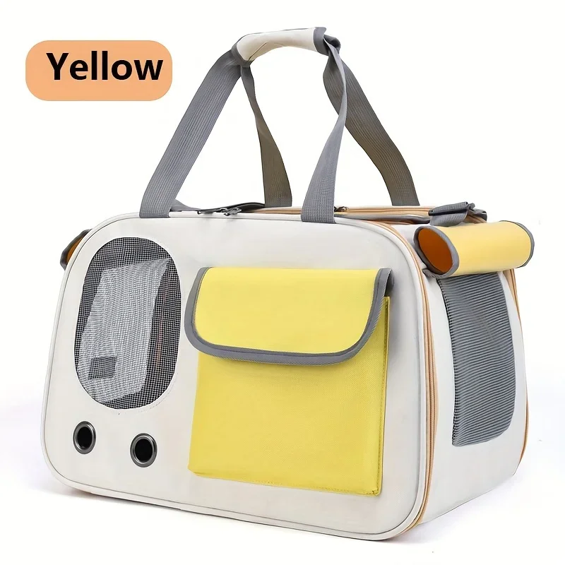 1Pcs Portable Pet Carrier Cat Bag For Cats And Dogs Ideal For Travel And Outdoor Activities Suitable For Cats And Small Dogs 1Pcs Portable Pet Carrier Cat Bag For Cats And Dogs Ideal For Travel And Outdoor Activities Suitable For Cats And Small Dogs - Image 7