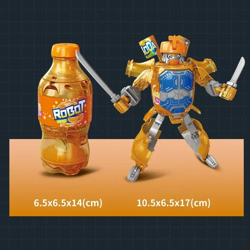 Cartoon Deformation Robot Simulated Bottled Soda Deformed Robot Action Figures Mecha Warrior Creative Model Toy Educational Toy Cartoon Deformation Robot Simulated Bottled Soda Deformed Robot Action Figures Mecha Warrior Creative Model Toy Educational Toy - Image 7