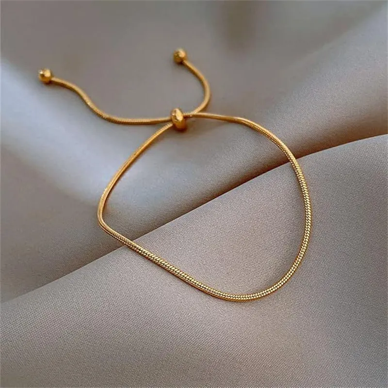 Einfache Verstellbare Kette Fußkettchen Armband Für Frauen Mode Vintage Dünne Kette Fußkettchen Weiblichen Fuß Strand Schmuck 2024 Geschenk Einfache Verstellbare Kette Fußkettchen Armband Für Frauen Mode Vintage Dünne Kette Fußkettchen Weiblichen Fuß Strand Schmuck 2024 Geschenk - Image 2