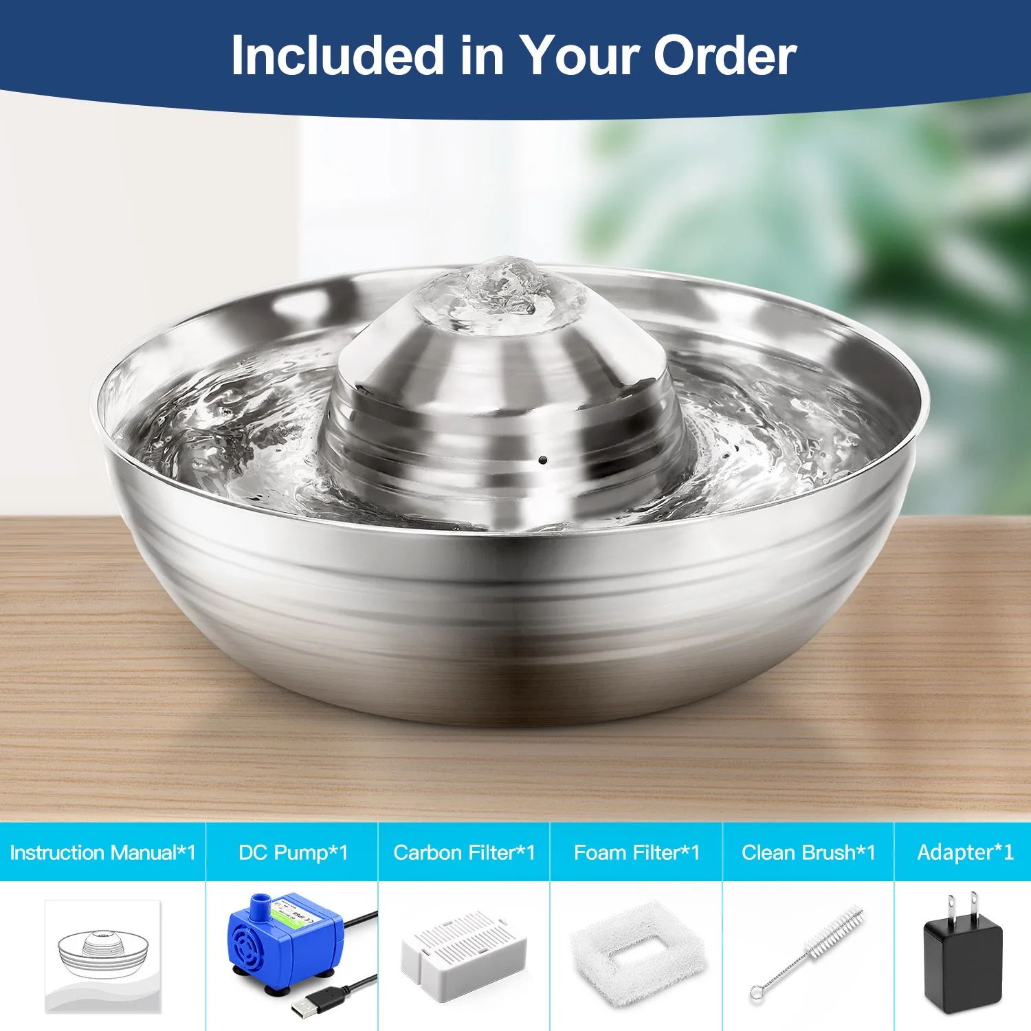 2Lcat Water Fountain Automatic Drinker For Cats Water Feeder Pet Cat Dog Ultra-Quiet Automatic Fountains And Filter Cats Drinker 2Lcat Water Fountain Automatic Drinker For Cats Water Feeder Pet Cat Dog Ultra-Quiet Automatic Fountains And Filter Cats Drinker - Image 10