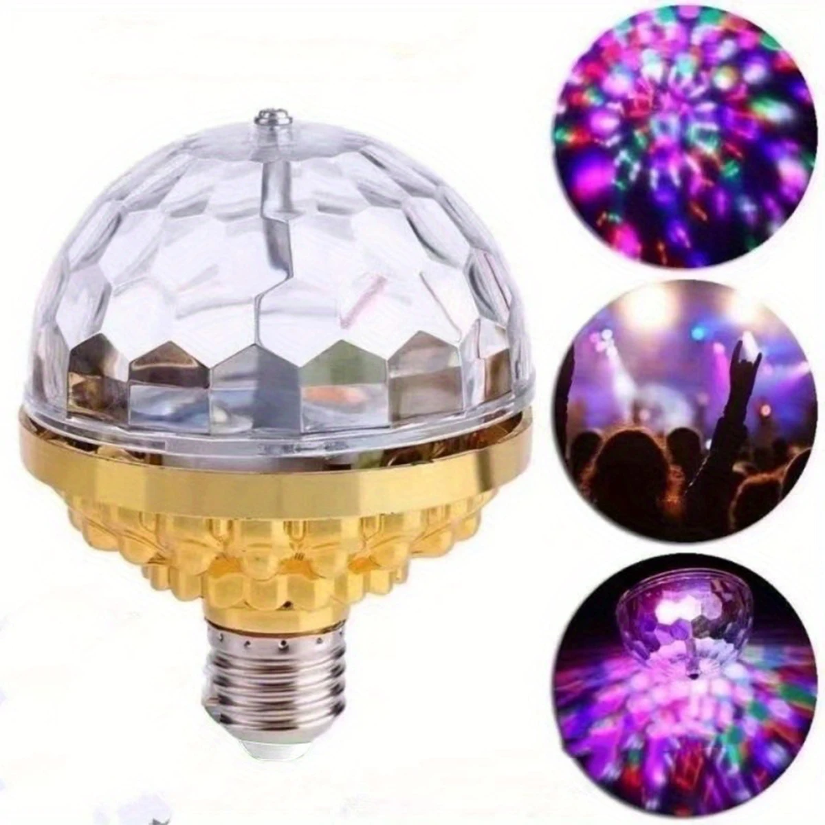 E27 Rgb Bühnenlicht – Rotierende Led Projektorlampe Für Partys E27 Rgb Bühnenlicht – Rotierende Led Projektorlampe Für Partys - Image 5