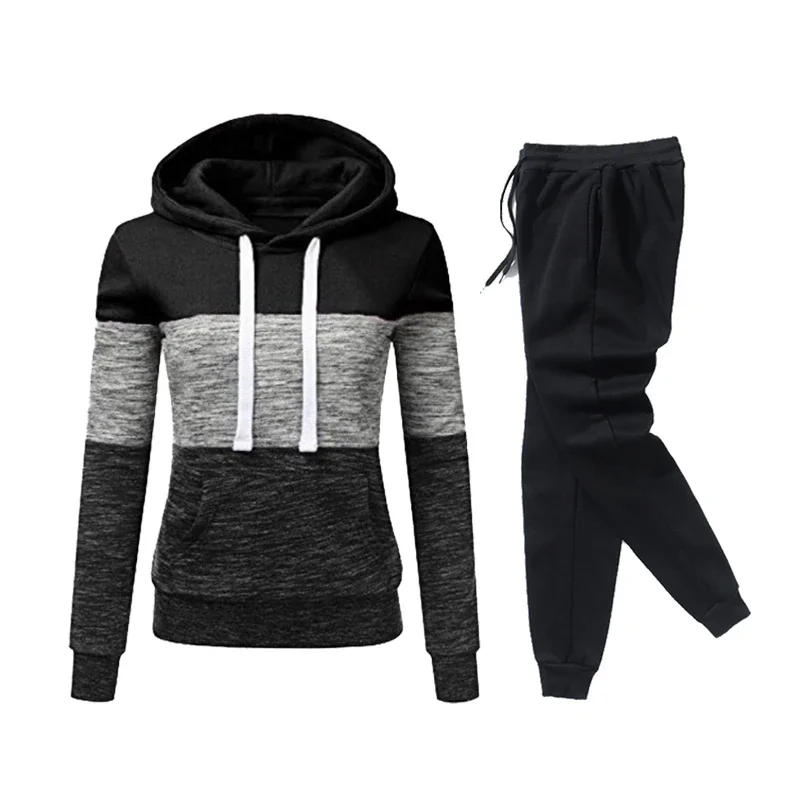 Damen Trainingsanzug Mit Hoodie Und Jogginghose – Lässiges Sport-Set Mit Langen Ärmeln Für Alltag Und Outdoor Damen Trainingsanzug Mit Hoodie Und Jogginghose – Lässiges Sport-Set Mit Langen Ärmeln Für Alltag Und Outdoor - Image 3