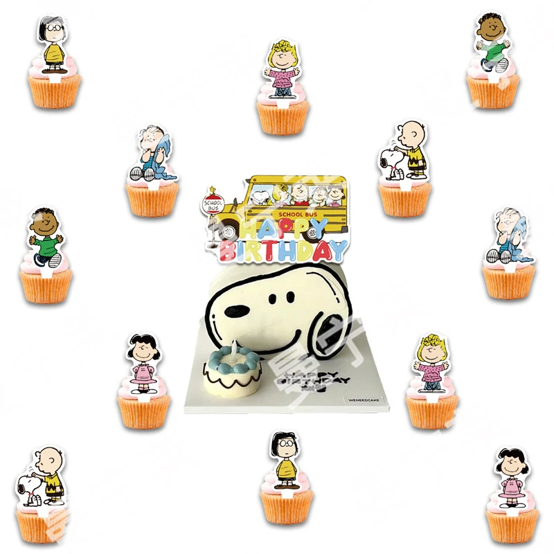 Cartoon Geburtstagsparty Familienfeier Dekorationen Snoopy Banner Flagge Folien-Latex-Ballons Zubehör Niedliche Partygeschenke Neu Cartoon Geburtstagsparty Familienfeier Dekorationen Snoopy Banner Flagge Folien-Latex-Ballons Zubehör Niedliche Partygeschenke Neu - Image 4