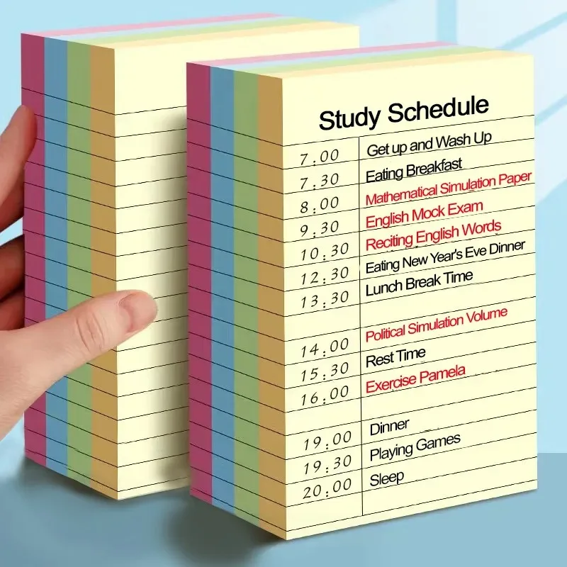 200 Blatt Line Haftnotizen, 4 Farben, Tragbarer Notizmarker Für Studenten, Zum Schreiben Von Haftnotizen, Selbstklebend, Einfach Anzuwenden 200 Blatt Line Haftnotizen, 4 Farben, Tragbarer Notizmarker Für Studenten, Zum Schreiben Von Haftnotizen, Selbstklebend, Einfach Anzuwenden