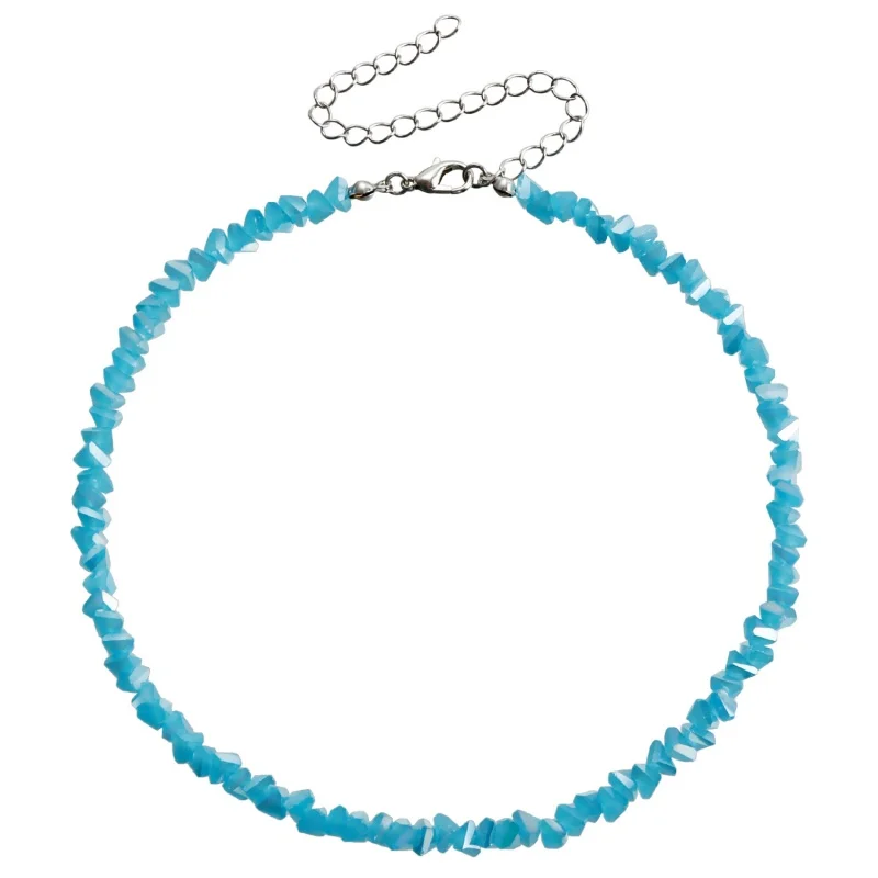Transparent Crystal Irregular Beaded Choker Necklace For Women Korean Collarbone Clavicle Chain On The Neck Collar Jewelry Transparent Crystal Irregular Beaded Choker Necklace For Women Korean Collarbone Clavicle Chain On The Neck Collar Jewelry - Image 15