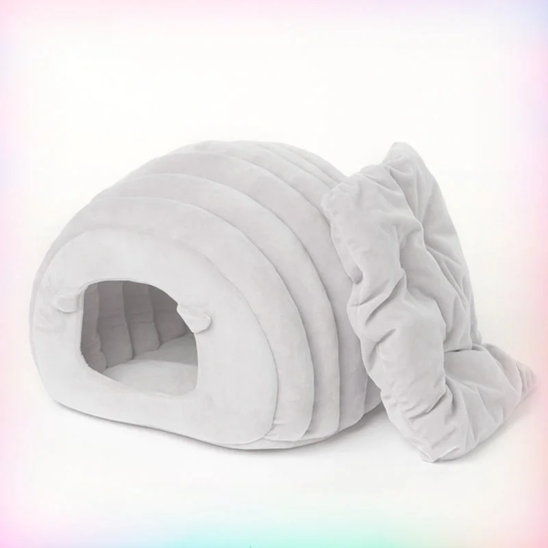 Katzenbett-Matte Für Winter Und Herbst, Gemütliches Schlafhaus Mit Warmem, Sicherem, Atmungsaktivem Großraum-Nest, Weiches Kissen Für Haustierkatzen Katzenbett-Matte Für Winter Und Herbst, Gemütliches Schlafhaus Mit Warmem, Sicherem, Atmungsaktivem Großraum-Nest, Weiches Kissen Für Haustierkatzen - Image 8