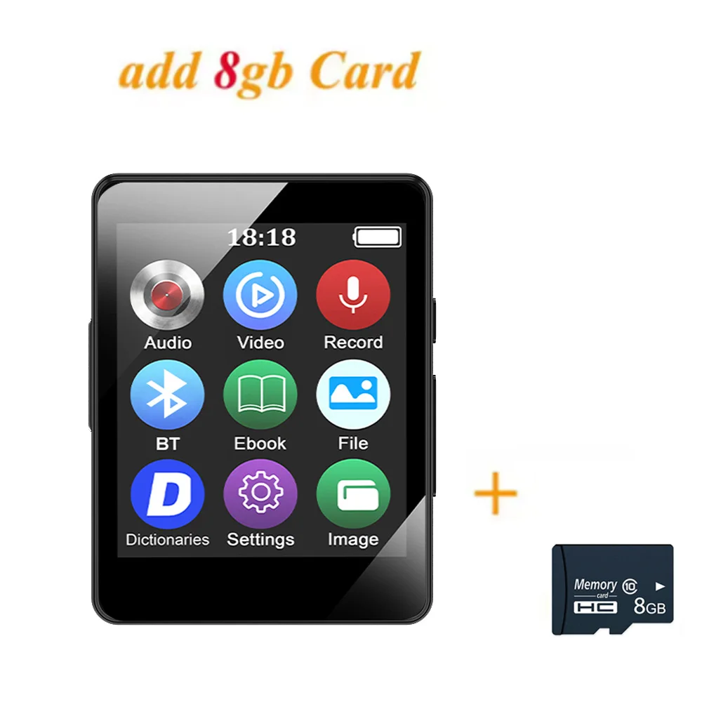 Mp3 Player Mit Hifi-Sound, 8–64 Gb, Lautsprecher, Mp4-Video, Fm-Radio &Amp; E-Book Mp3 Player Mit Hifi-Sound, 8–64 Gb, Lautsprecher, Mp4-Video, Fm-Radio &Amp; E-Book - Image 12