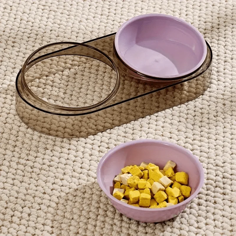 Durable Elevated Dual Bowl Feeder | Raised Pet Feeding Station With Non-Slip Stand, Easy Feeding For Cats &Amp; Small Dogs Durable Elevated Dual Bowl Feeder | Raised Pet Feeding Station With Non-Slip Stand, Easy Feeding For Cats &Amp; Small Dogs - Image 12