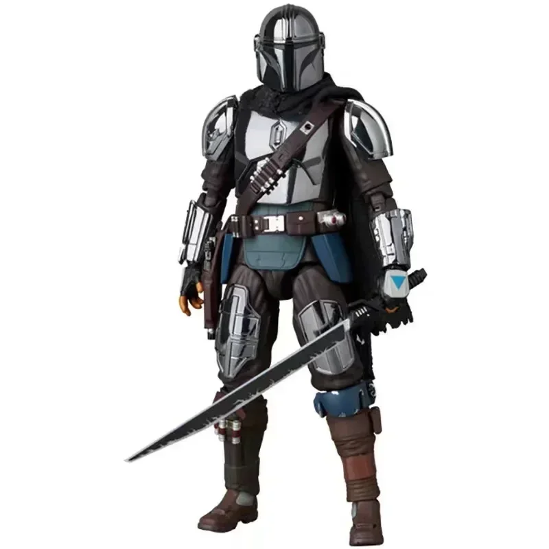 In Stock Star Wars Mandalorian 2.0 Electroplated Din Djarin Boxed Articulated Action Figure Collectible Model Toy For Collectors In Stock Star Wars Mandalorian 2.0 Electroplated Din Djarin Boxed Articulated Action Figure Collectible Model Toy For Collectors - Image 2