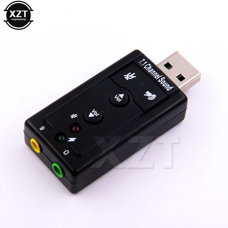 Externe Usb-Soundkarte Mini 2.0 – 7.1-Kanal-Audio, Virtueller 3D-Sound, 480 Mbit/S Für Pc, Desktop &Amp; Notebook Externe Usb-Soundkarte Mini 2.0 – 7.1-Kanal-Audio, Virtueller 3D-Sound, 480 Mbit/S Für Pc, Desktop &Amp; Notebook - Image 4
