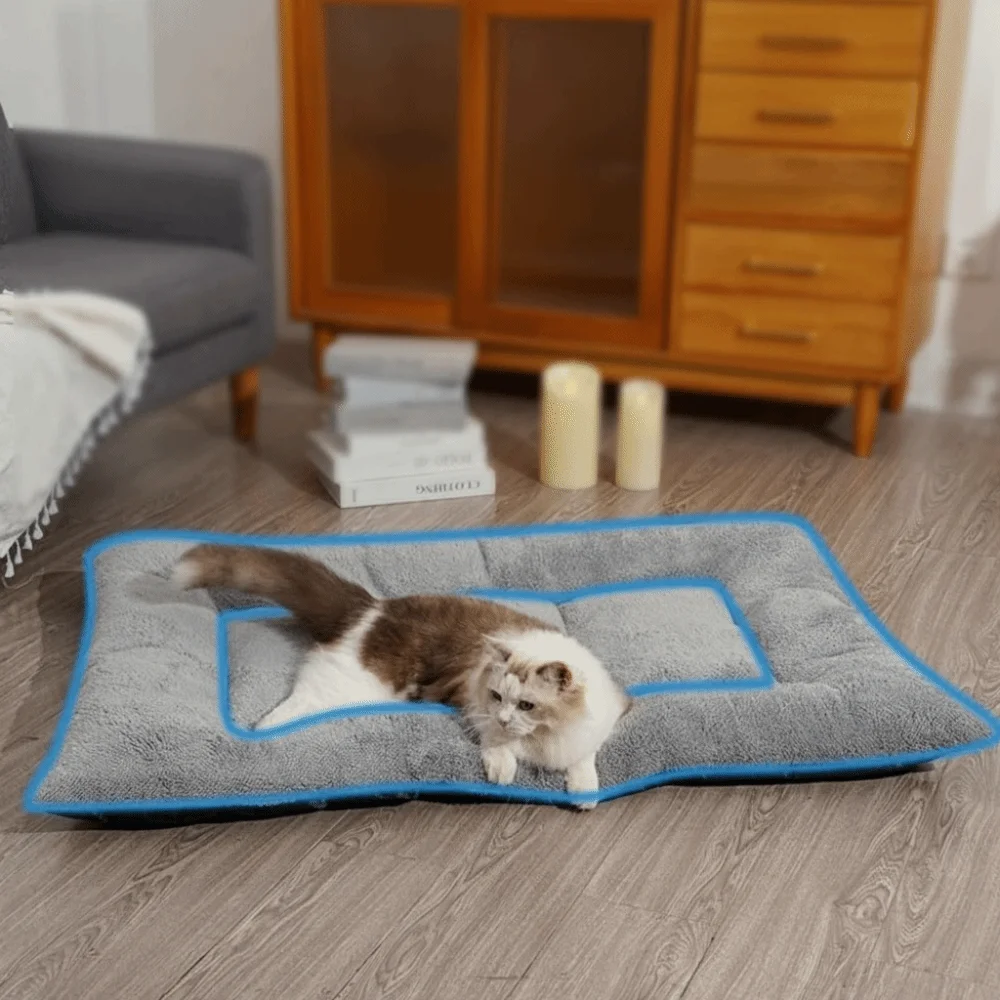 Warm Dog Bed Mat Surrounding Style Super Soft Pet Plush Pad Comfortable Non-Slip Cat Cage Mattress For Cats And Dogs Warm Dog Bed Mat Surrounding Style Super Soft Pet Plush Pad Comfortable Non-Slip Cat Cage Mattress For Cats And Dogs - Image 13