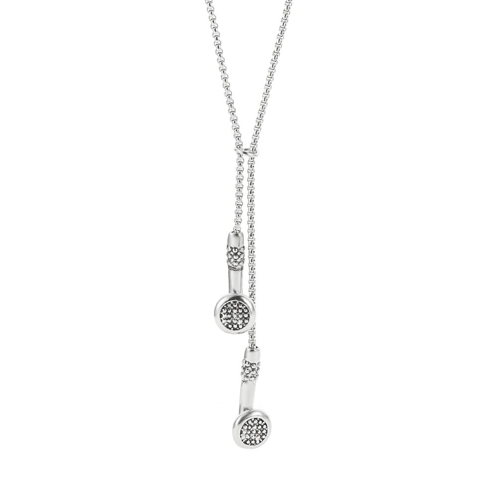 Hip-Hop-Halskette Mit Kopfhörer-Anhänger Aus Metall – Herrenschmuck Hip-Hop-Halskette Mit Kopfhörer-Anhänger Aus Metall – Herrenschmuck - Image 7