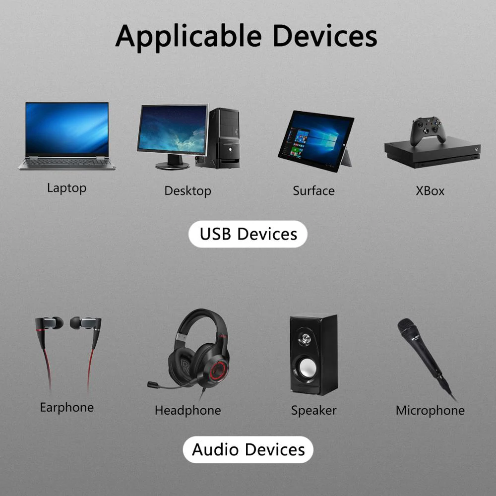 Externe Usb-Soundkarte Mini – Usb Auf 3,5-Mm-Audioadapter Für Hifi-Stereo, Lautsprecher, Laptop &Amp; Headsets Externe Usb-Soundkarte Mini – Usb Auf 3,5-Mm-Audioadapter Für Hifi-Stereo, Lautsprecher, Laptop &Amp; Headsets - Image 6