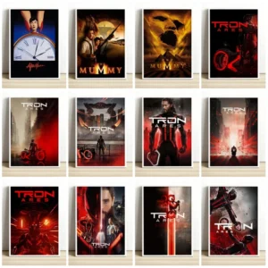 The Mummy Filmplakat, klassischer Film, TV-Serie, Druck auf Leinwand, Vintage-Science-Fiction-Wandkunst, Bild für Heimdekoration