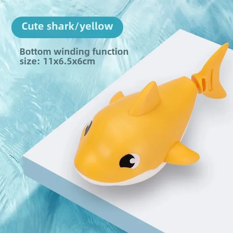 Baby Summer Cartoon Shark Water Play Toy With Wind Up Chain Outdoor Beach Swimming Clockwork Toys Baby Bathroom Toy For Children Baby Summer Cartoon Shark Water Play Toy With Wind Up Chain Outdoor Beach Swimming Clockwork Toys Baby Bathroom Toy For Children - Image 8