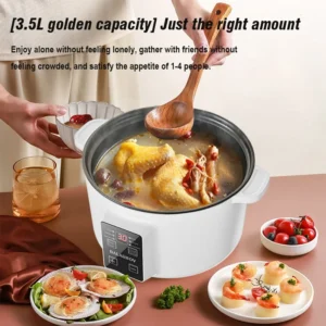 220V Elektroherd Antihaft-Kochen 3,5 L Hot Pot Multifunktions Elektroherd Smart Reis Topf Für Hause elektrische Hot Pot