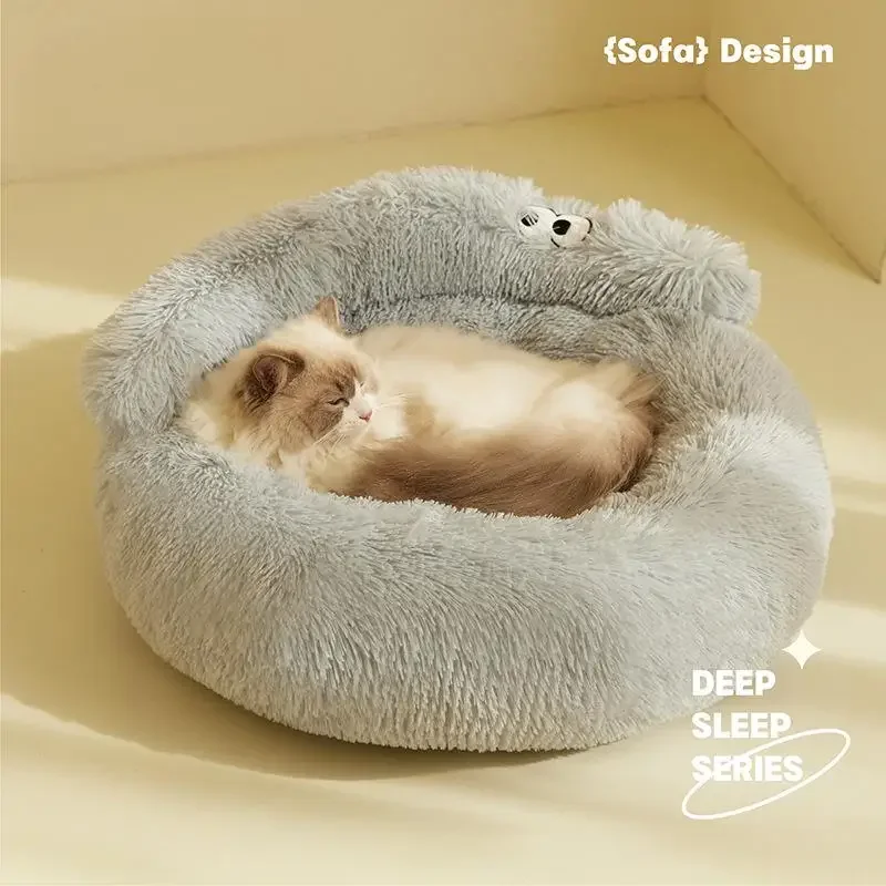 Warm Super Cat Bed Sleeping Cat Nest Soft Long Plush Best Pet Dog Bed For Dogs Basket Cushion Cat Bed Cat Mat Animals Sleeping Warm Super Cat Bed Sleeping Cat Nest Soft Long Plush Best Pet Dog Bed For Dogs Basket Cushion Cat Bed Cat Mat Animals Sleeping - Image 4