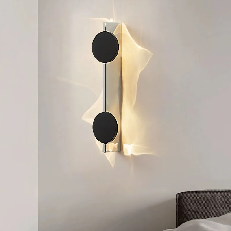 Moderne Led-Wandleuchte Drehbare Wellblech-Wandlampe Edelstahl Atmosphärische Wandleuchten Hotel Schlafzimmer Bettkopfleuchten Moderne Led-Wandleuchte Drehbare Wellblech-Wandlampe Edelstahl Atmosphärische Wandleuchten Hotel Schlafzimmer Bettkopfleuchten - Image 3