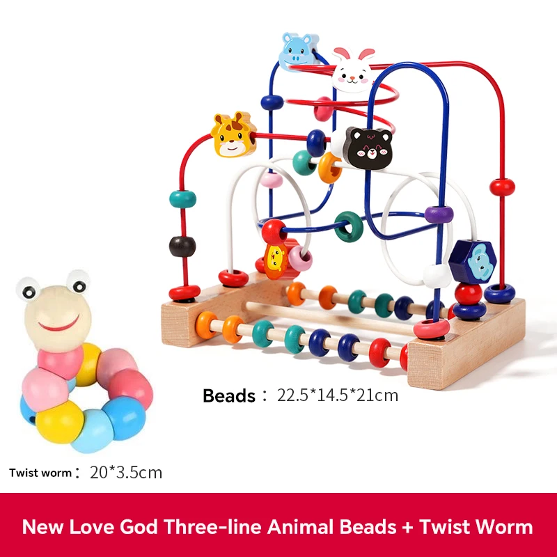 Baby Toddler Early Education Intelligence Building Blocks Beads Attention Span Toys For Boys And Girls Ages 1 To 3 Baby Toddler Early Education Intelligence Building Blocks Beads Attention Span Toys For Boys And Girls Ages 1 To 3 - Image 9