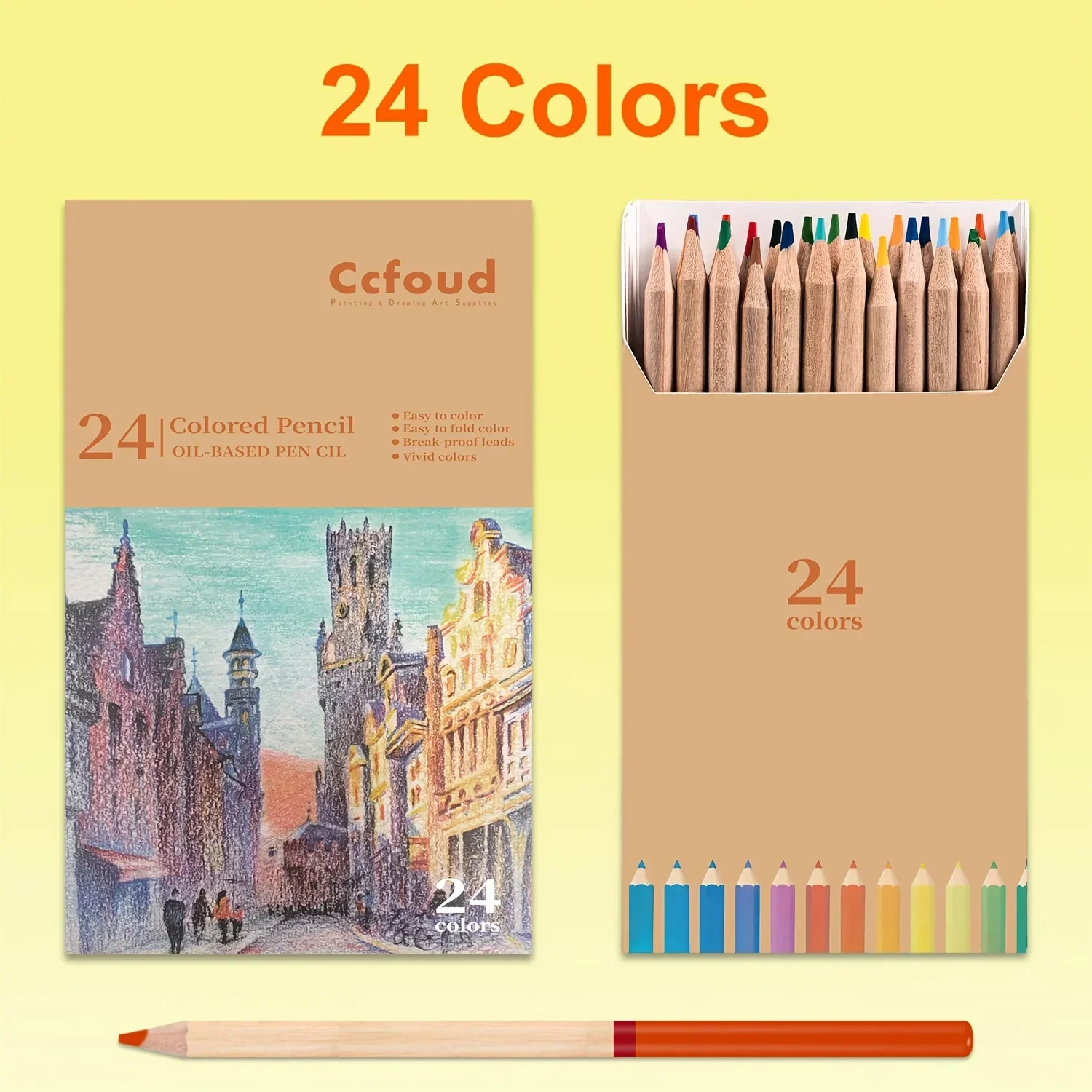 Aquarellbuntstifte Set – Weiche Mine Mit Lebendigen Farben Zum Ausmalen Und Zeichnen Für Erwachsene Aquarellbuntstifte Set – Weiche Mine Mit Lebendigen Farben Zum Ausmalen Und Zeichnen Für Erwachsene - Image 15