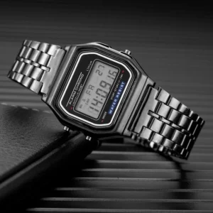 2025 Digitale Uhren für Herren Sport Wasserdichtes Armbanduhr Gold Elektronische LED-Armbanduhr Damen Casual Montre Homme Relogio