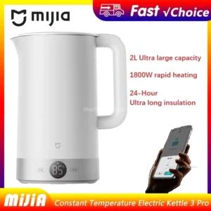 Neuer Mijia Wasserkocher mit konstanter Temperatur 3 Pro, 24-Stunden-Isolierung, 316L Edelstahl, 1800W Schnellheizung, 2L, MiHome App