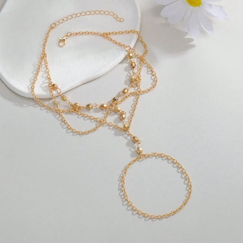 Neues Design Sommer Strand Fußschmuck Mode Einfache Perlenkette Quasten Fußkettchen Für Frauen Urlaubs-Fußdekoration Neues Design Sommer Strand Fußschmuck Mode Einfache Perlenkette Quasten Fußkettchen Für Frauen Urlaubs-Fußdekoration - Image 3