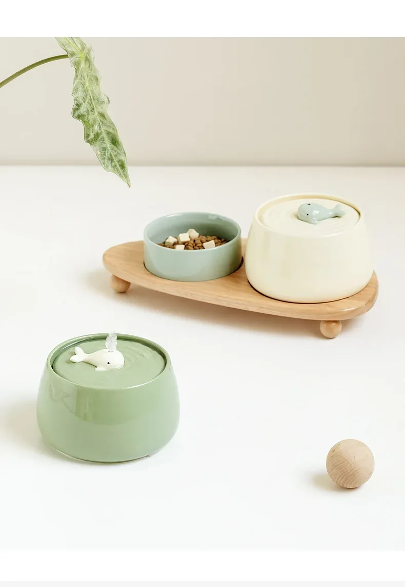 Ceramic Water Fountain Cat Charging Pet Water Feeders Dogs Automatic Circulating Filtration Flow Water Dispenser Cat Accessories Ceramic Water Fountain Cat Charging Pet Water Feeders Dogs Automatic Circulating Filtration Flow Water Dispenser Cat Accessories - Image 24