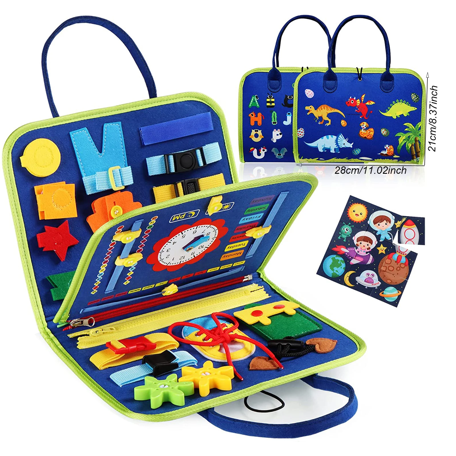 Toddler Montessori Busy Board Activities Education Toys Basic Dress Motor Skills Baby Travel Learning Toys For Christmas Gift Toddler Montessori Busy Board Activities Education Toys Basic Dress Motor Skills Baby Travel Learning Toys For Christmas Gift - Image 7