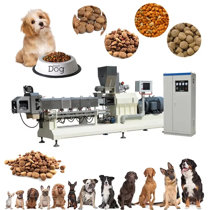 Maßgeschneiderte Tierfutter-Extruder-Verarbeitungslinie Hochwertige Hundefutter-Maschinenanlage Herstellungsanlage Großhandel Maßgeschneiderte Tierfutter-Extruder-Verarbeitungslinie Hochwertige Hundefutter-Maschinenanlage Herstellungsanlage Großhandel - Image 2
