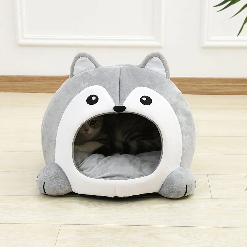 Very Soft Cat Bed Pet Basket Cat House Sofa Small Dog Lounger Cushion Kittens Cave Puppy Mat House Tent Bed Supplies For Cats Very Soft Cat Bed Pet Basket Cat House Sofa Small Dog Lounger Cushion Kittens Cave Puppy Mat House Tent Bed Supplies For Cats - Image 12