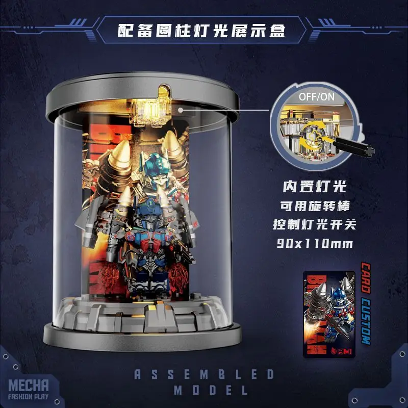 Hot Brick Man Transformers Assemble Kit Models Jet Wing Optimus Prime Bumblebee Action Figure Cute Mini Transforming Car Toys Hot Brick Man Transformers Assemble Kit Models Jet Wing Optimus Prime Bumblebee Action Figure Cute Mini Transforming Car Toys - Image 4