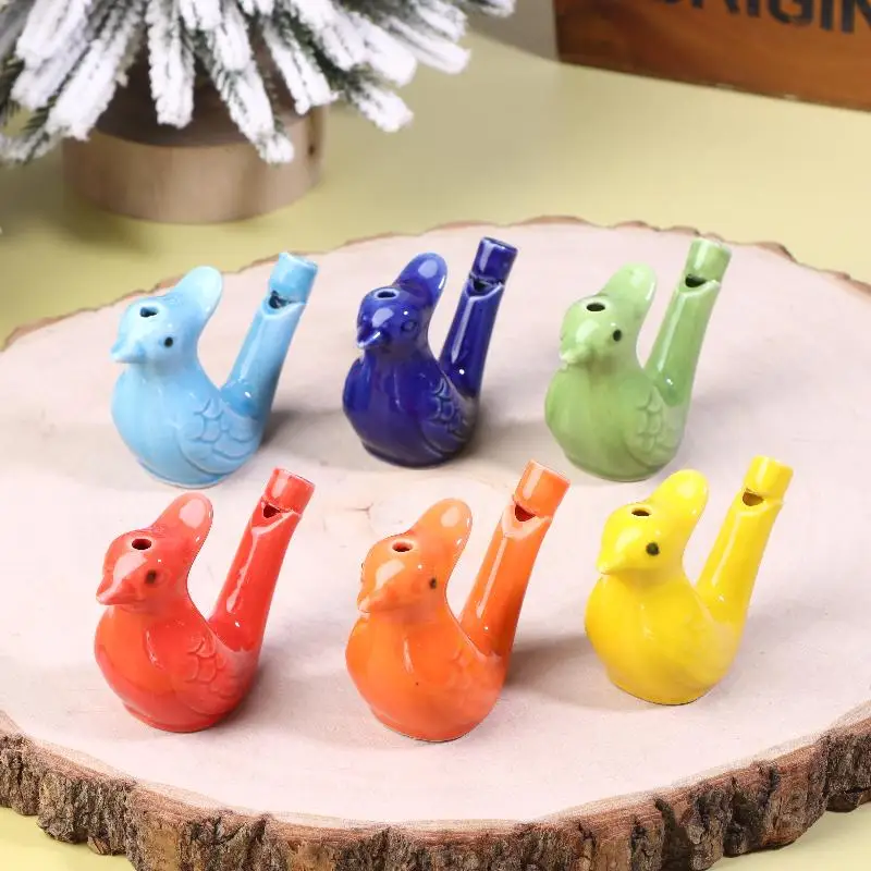 1/5 Stück Vogelpfeife Wasser-Musik-Keramik-Set Buntes Tier-Design Frühes Lernspielzeug Badegeräuschmacher Party-Geschenk 1/5 Stück Vogelpfeife Wasser-Musik-Keramik-Set Buntes Tier-Design Frühes Lernspielzeug Badegeräuschmacher Party-Geschenk