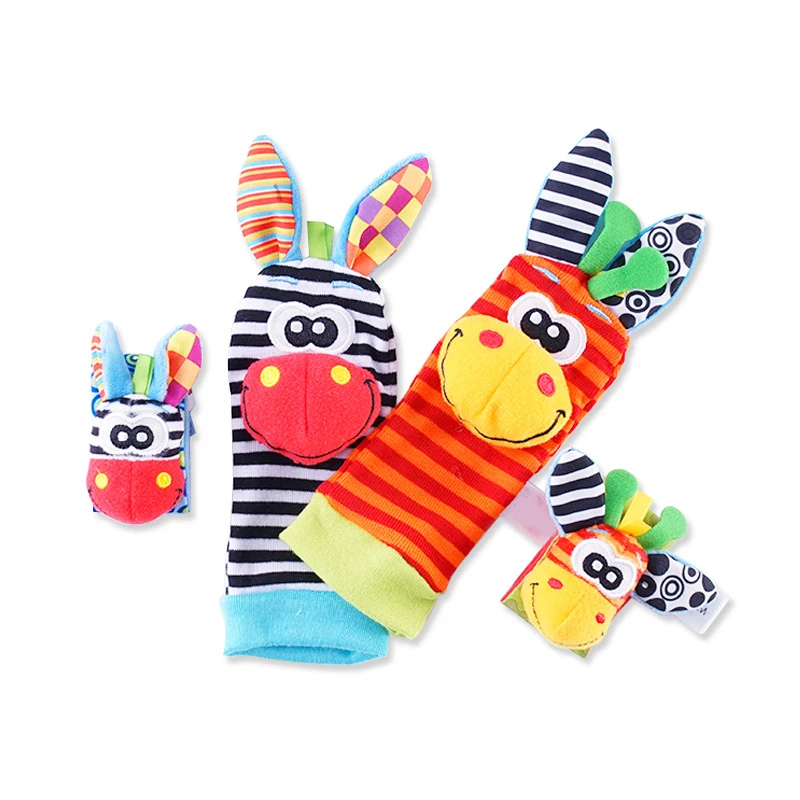 2 Teile/Satz Baby Rassel Spielzeug Nette Kuscheltiere Handgelenk Rassel Fuß Finder Socken 0 ~ 12 Monate Für Kleinkind Junge Mädchen Neugeborenen Geschenk 2 Teile/Satz Baby Rassel Spielzeug Nette Kuscheltiere Handgelenk Rassel Fuß Finder Socken 0 ~ 12 Monate Für Kleinkind Junge Mädchen Neugeborenen Geschenk - Image 4