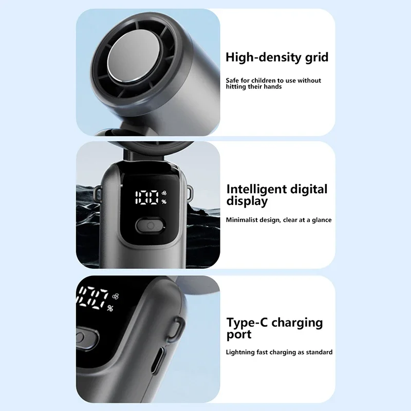 Lenovo Ice Cooling Ventilator – Usb-Tischventilator Mit Eiskühlung, 100 Stufen Und Turbo Lenovo Ice Cooling Ventilator – Usb-Tischventilator Mit Eiskühlung, 100 Stufen Und Turbo - Image 5