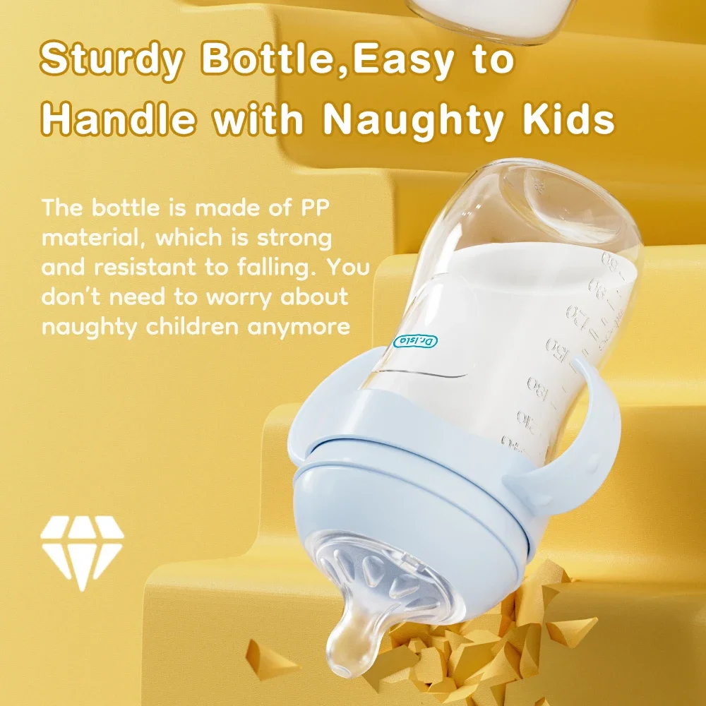 Baby Pp Bottle 150/240/330Ml Newborn Baby Bottle With Handle Milk Bottlefeeding Baby Bottles Newborn Feeding Supplies Bpa-Free Baby Pp Bottle 150/240/330Ml Newborn Baby Bottle With Handle Milk Bottlefeeding Baby Bottles Newborn Feeding Supplies Bpa-Free - Image 5