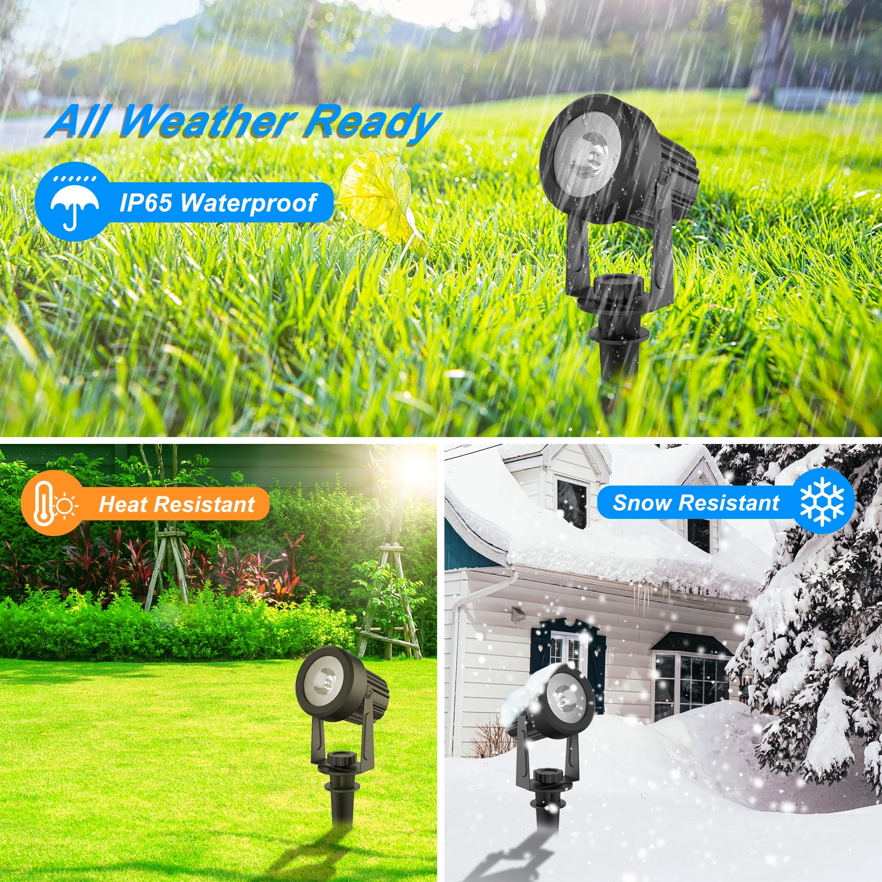 Rgb Solarstrahler Ip65 – Wasserdichte Gartenbeleuchtung Für Weihnachten, Halloween Und Partys Rgb Solarstrahler Ip65 – Wasserdichte Gartenbeleuchtung Für Weihnachten, Halloween Und Partys - Image 3