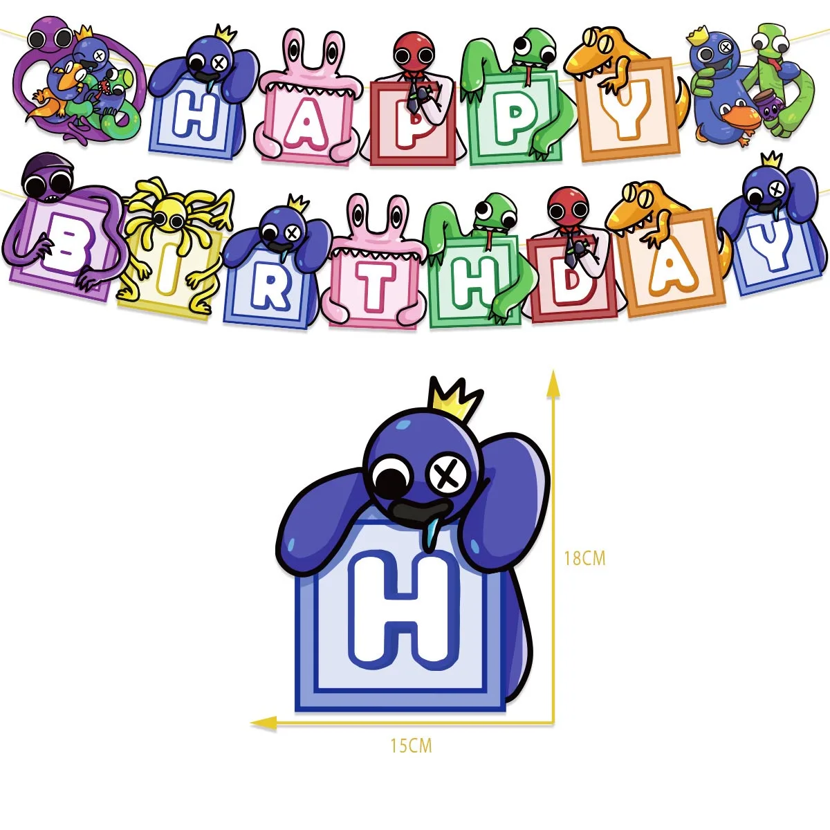Neue Regenbogen-Freunde Geburtstagsparty-Dekoration Tischzubehör Happy Birthday Banner Tortendekoration Partyzubehör Hintergrund Ballons Neue Regenbogen-Freunde Geburtstagsparty-Dekoration Tischzubehör Happy Birthday Banner Tortendekoration Partyzubehör Hintergrund Ballons - Image 20