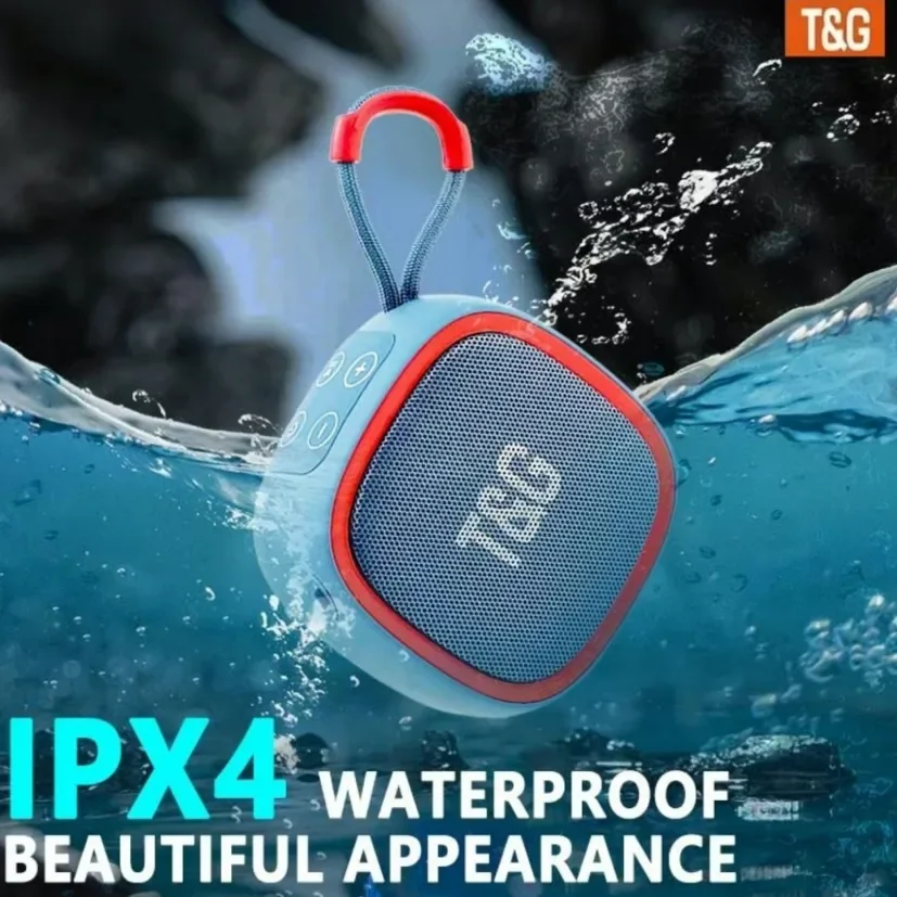 Mini Bluetooth Lautsprecher Ipx4 – Tragbarer, Wasserdichter Wireless Speaker Mit Tf-Karte, Fm-Radio, Tws Und Hifi-Stereo-Sound Mini Bluetooth Lautsprecher Ipx4 – Tragbarer, Wasserdichter Wireless Speaker Mit Tf-Karte, Fm-Radio, Tws Und Hifi-Stereo-Sound - Image 3