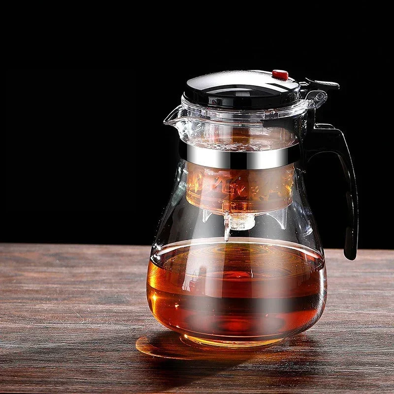 Justinlau Glas-Teekanne Mit Tee-Wasser-Trennung – Hitzebeständige Kung-Fu-Teekanne Mit Integriertem Teefilter Justinlau Glas-Teekanne Mit Tee-Wasser-Trennung – Hitzebeständige Kung-Fu-Teekanne Mit Integriertem Teefilter - Image 4