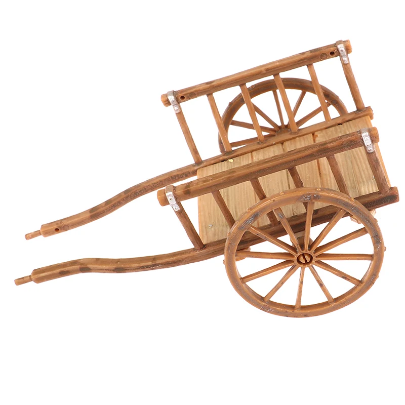 Dollhouse Miniature Simulation Assembled Cart Model Diy Accessories Garden Furniture Toys Dollhouse Miniature Simulation Assembled Cart Model Diy Accessories Garden Furniture Toys - Image 7