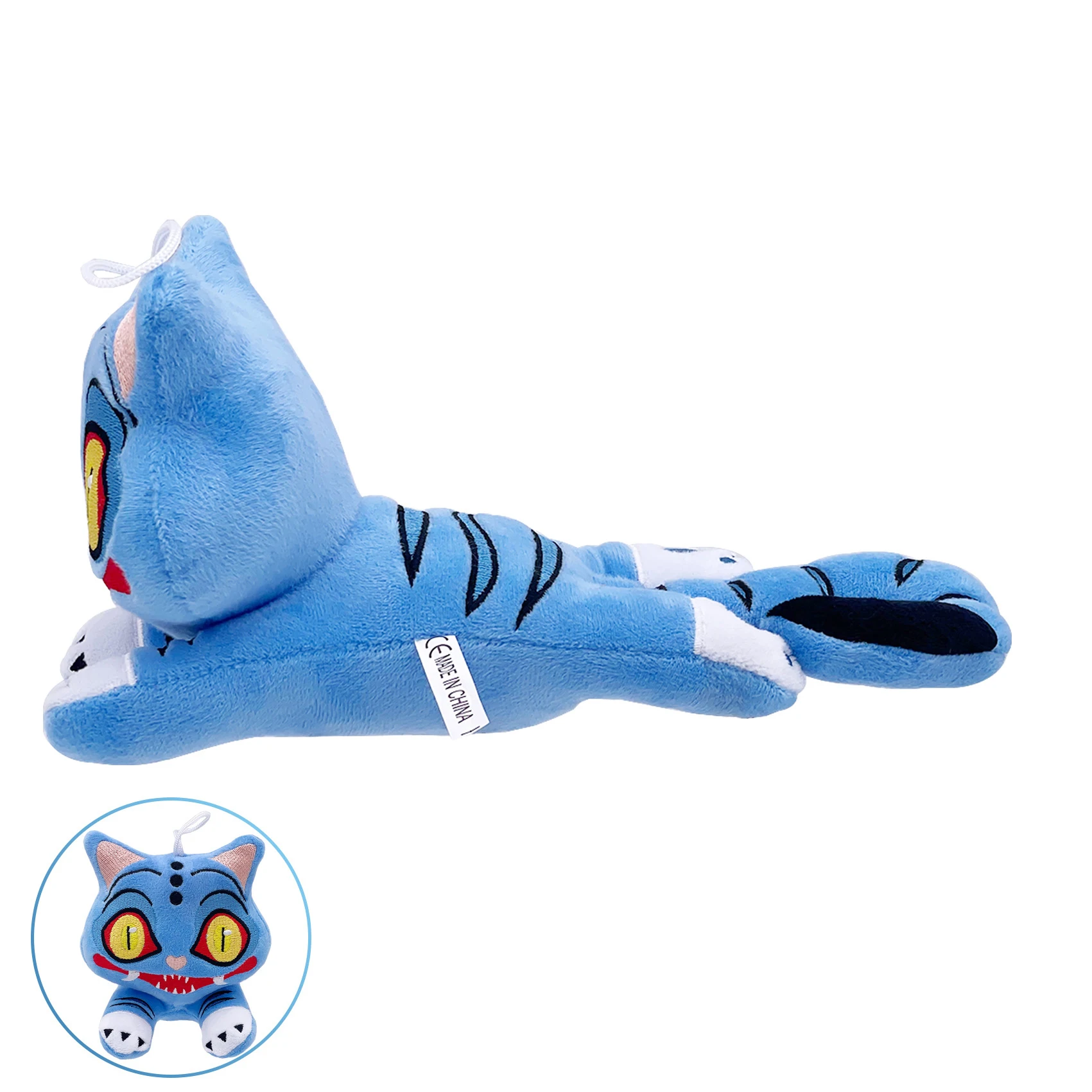 Neue, Angesagte Anime-Hunter-Plüschfigur: Süßer Lila Tiger Mit Schwarzem Hut, Elster Mit 3 Augen, Monsterjäger-Mädchen-Gruppe, Stofftier Für Fans Als Geschenk Neue, Angesagte Anime-Hunter-Plüschfigur: Süßer Lila Tiger Mit Schwarzem Hut, Elster Mit 3 Augen, Monsterjäger-Mädchen-Gruppe, Stofftier Für Fans Als Geschenk - Image 12