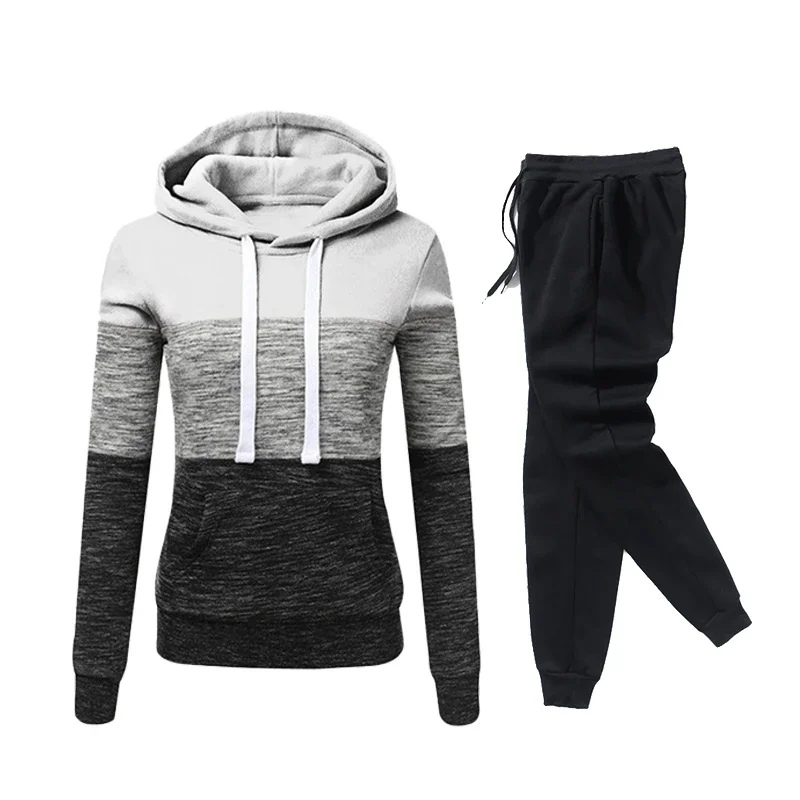 Damen Trainingsanzug Mit Hoodie Und Jogginghose – Lässiges Sport-Set Mit Langen Ärmeln Für Alltag Und Outdoor Damen Trainingsanzug Mit Hoodie Und Jogginghose – Lässiges Sport-Set Mit Langen Ärmeln Für Alltag Und Outdoor - Image 2
