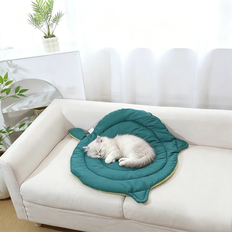 Dog Bed Mat For Sleeping, Big Face Cat Style Cat Bed Pad For All Seasons, Soft Breathable Washable Pet Cushion For Cats Dogs Dog Bed Mat For Sleeping, Big Face Cat Style Cat Bed Pad For All Seasons, Soft Breathable Washable Pet Cushion For Cats Dogs - Image 3