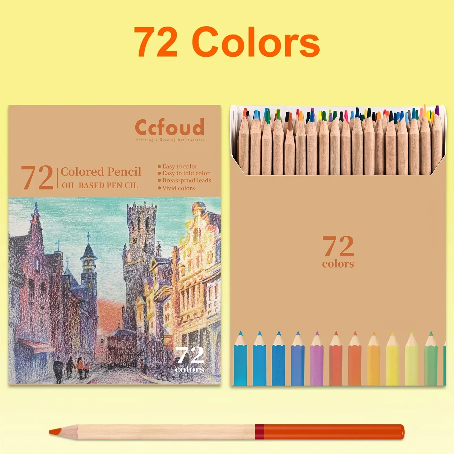 Aquarellbuntstifte Set – Weiche Mine Mit Lebendigen Farben Zum Ausmalen Und Zeichnen Für Erwachsene Aquarellbuntstifte Set – Weiche Mine Mit Lebendigen Farben Zum Ausmalen Und Zeichnen Für Erwachsene - Image 10