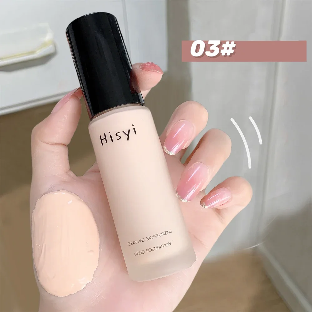Flüssige Foundation, Hohe Deckkraft, Make-Up-Basis, Langlebiger Concealer, Bb-Creme, Wasserfest, Ölkontrollierend, Gesichtsgrundierung, Make-Up-Kosmetik Flüssige Foundation, Hohe Deckkraft, Make-Up-Basis, Langlebiger Concealer, Bb-Creme, Wasserfest, Ölkontrollierend, Gesichtsgrundierung, Make-Up-Kosmetik - Image 9